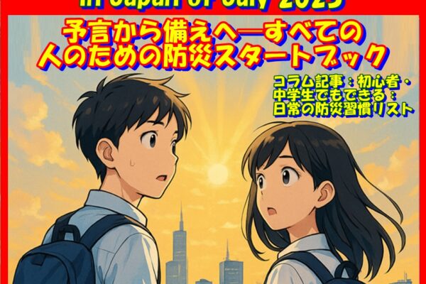 「2025年7月に日本で大災害」の学び: 予言から備えへ──すべての人のための防災スタートブック Kindle版