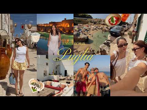 【プーリアVlog】最高のメンバーとイタリア旅行へ🇮🇹🍕ビーチクラブ/アルベロベッロ観光/食事
